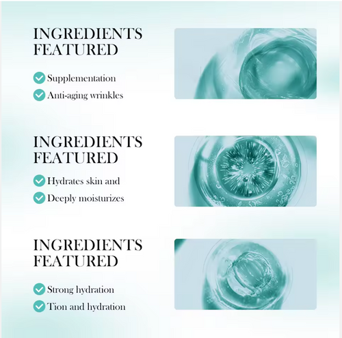 Multi Korean PDRN Ectoin NAD Face Skin Serums